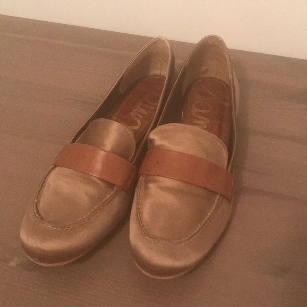 Satin loafers